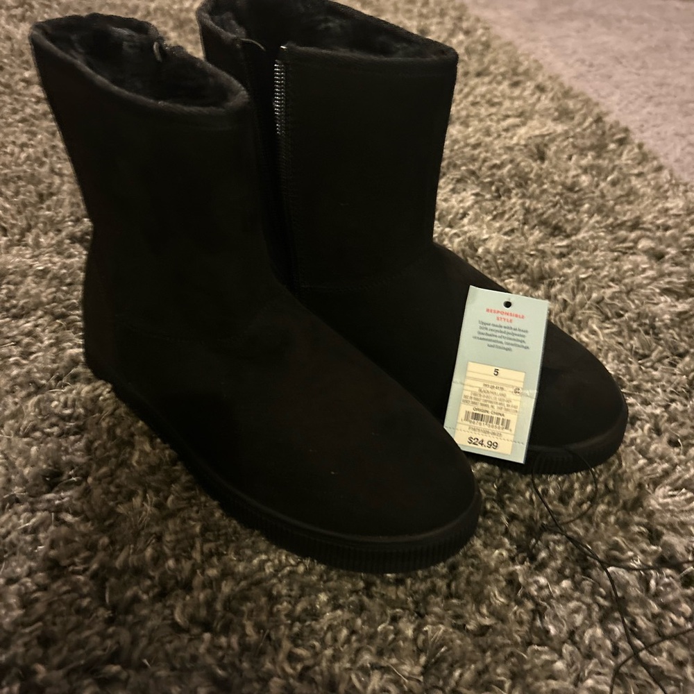 Women's Black Ankle Boots